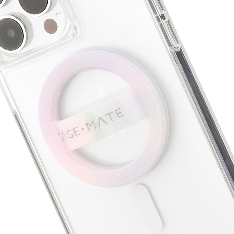 Casemate Soap Bubble MagSafe Phone Grip - Detachable Holder for Hand - Thin Collapsible Soft Loop Magnetic Phone Grip for iPhone 17 Pro Max /16 Pro Max/15/14/13/12/S25 Ultra - Iridescent - Image 1
